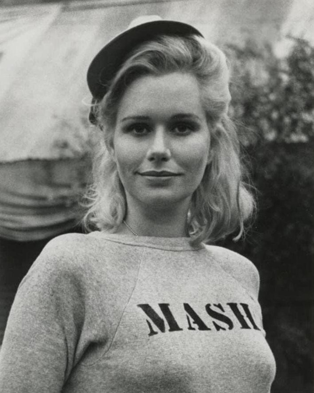 Sally Kellerman on the set of MASH - 1970