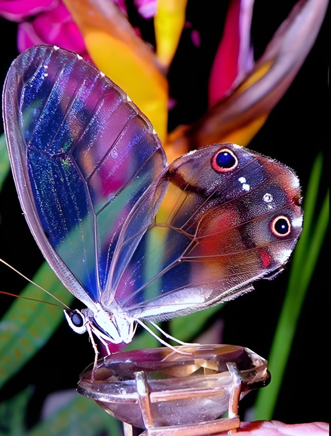 The Glasswing Phantom Butterfly