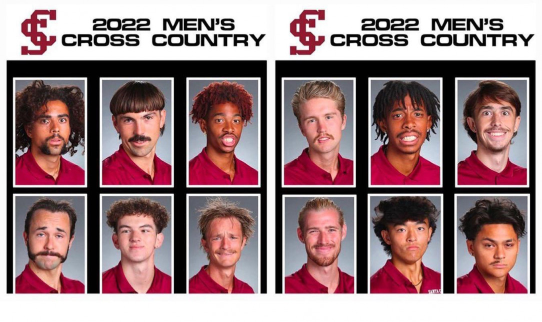 Team photo of Santa Clara, California Cross Country