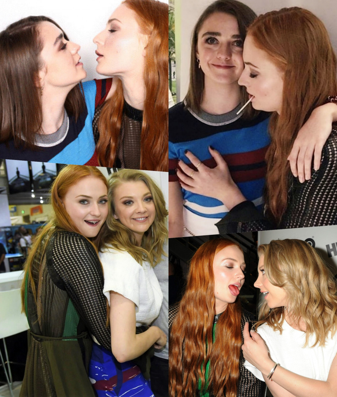 Sophie seems to enjoy being close friends with her co-stars Maisie Williams &amp;amp; Natalie Dormer
