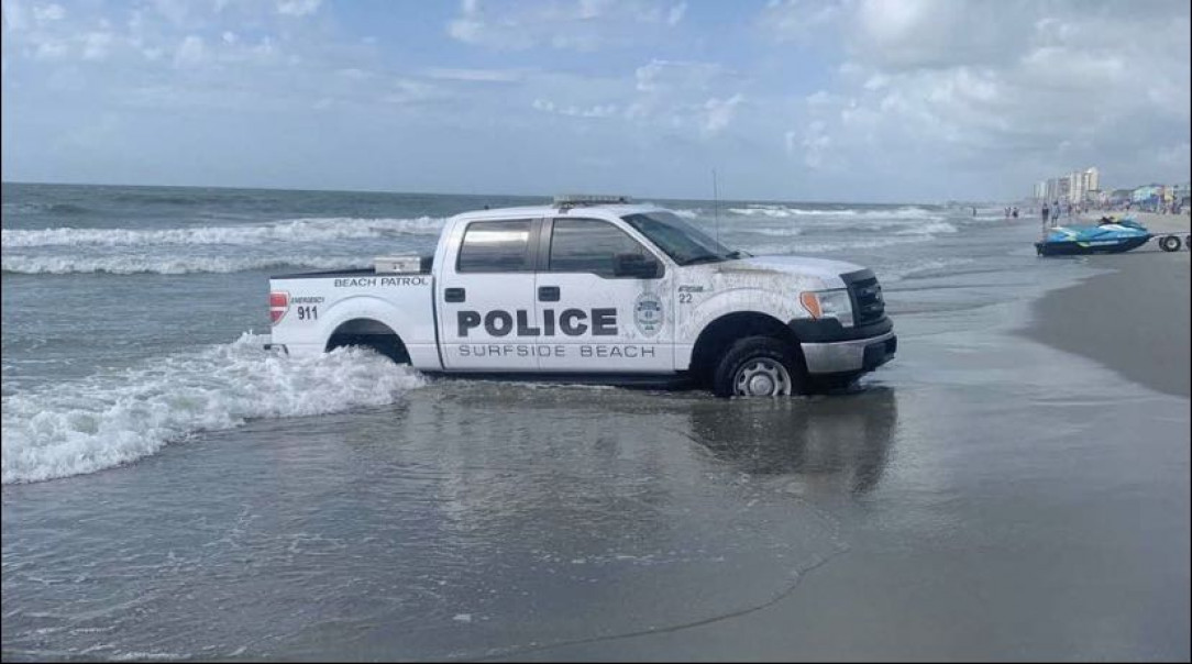 Heard we were parking vehicles on beaches