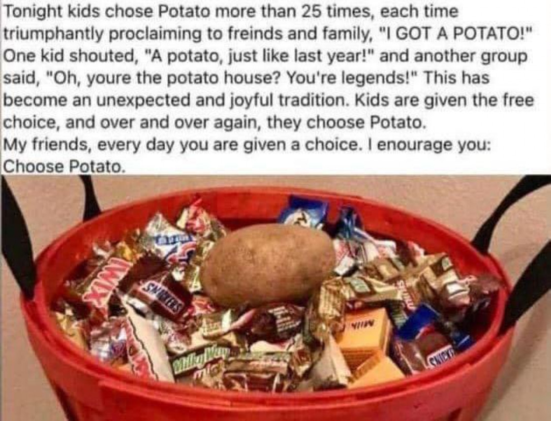 Choose potato