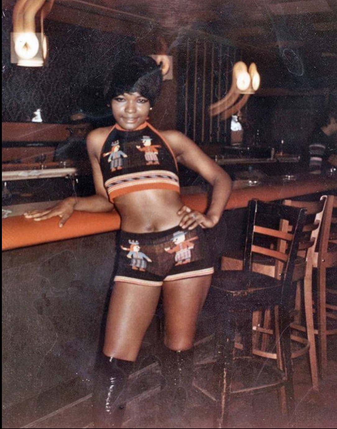 Waitress at The Highland Tap in Boston, 1968