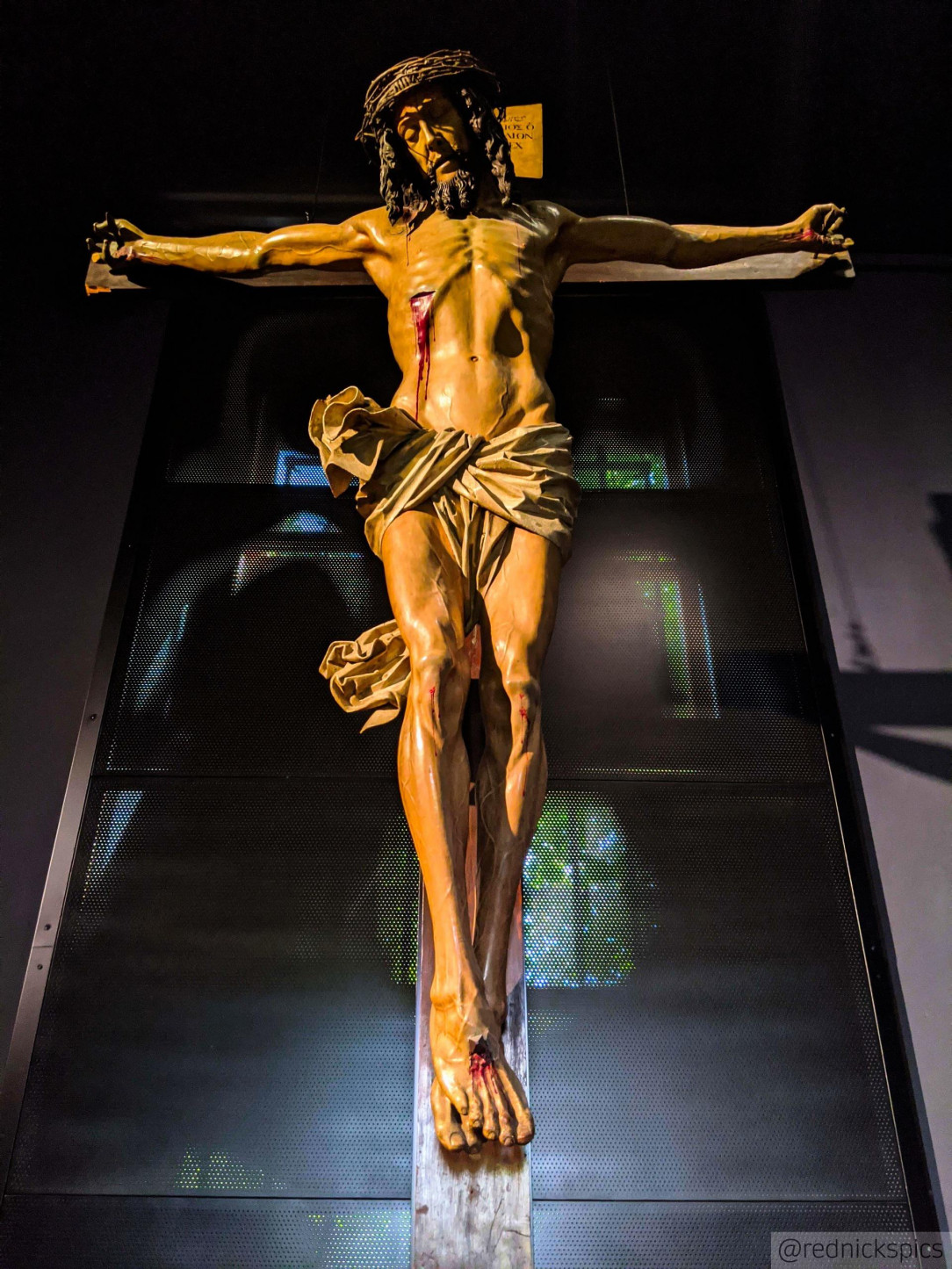 Dali-esque and modern vibes of this Christ at the Medieval gallery of the National Museum in Warsaw, Poland
