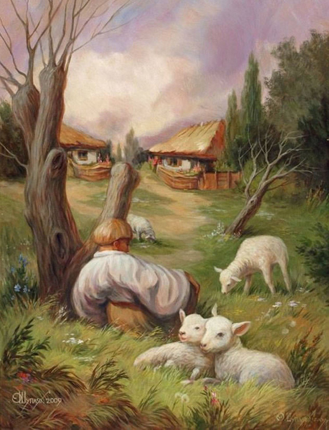 Oleg Shuplyak, the painter who hides faces in landscapes