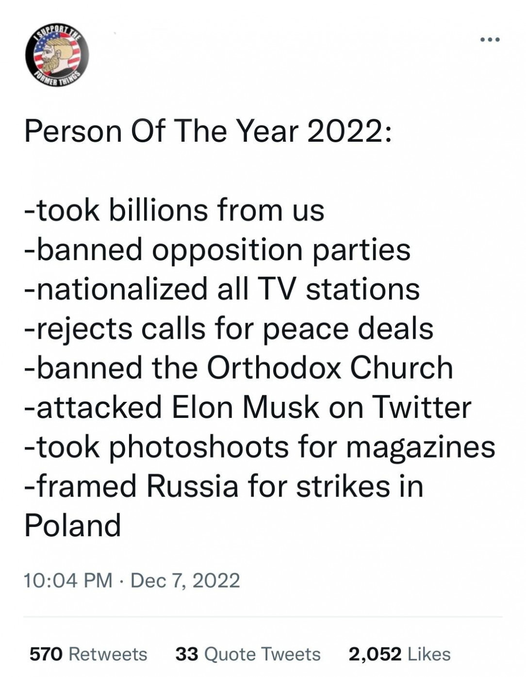 “Attacked Elon Musk”. This person is actually serious