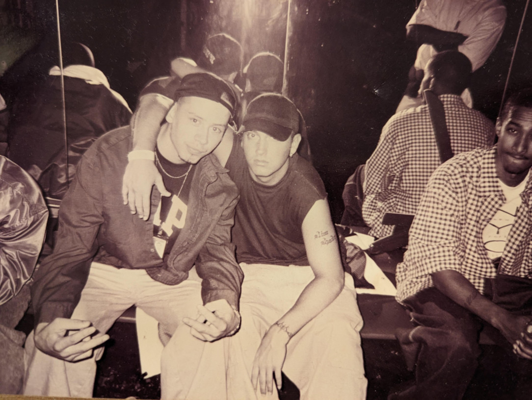 Me and Eminem in the 90s at The Tunnel in NYC
