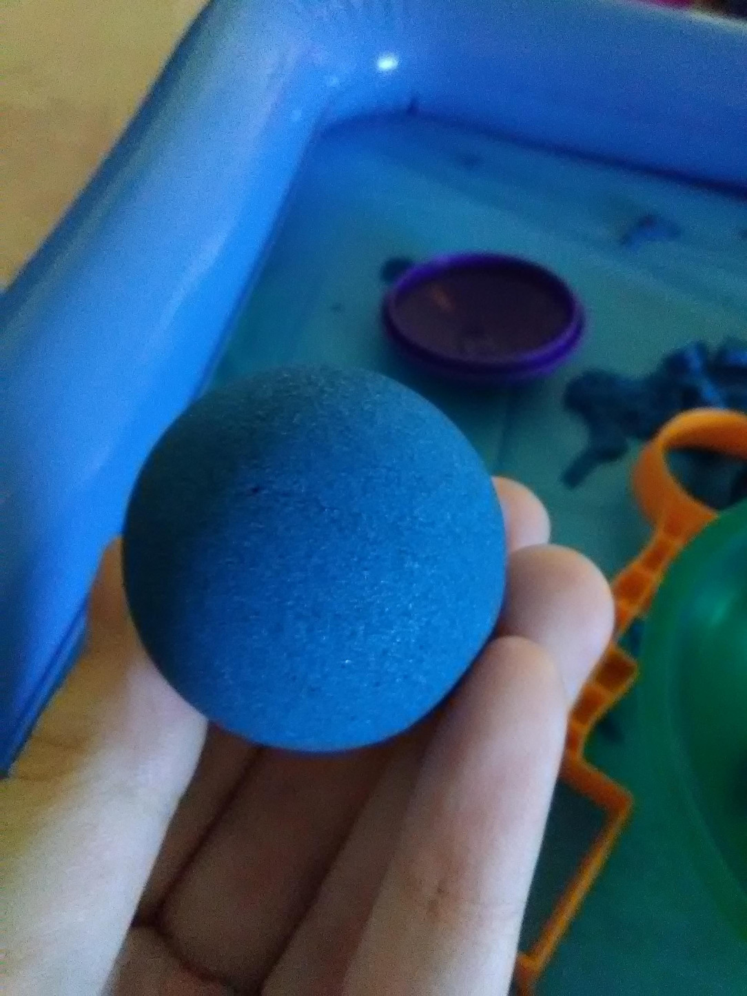 I made a perfect ball out of Kinetic Sand