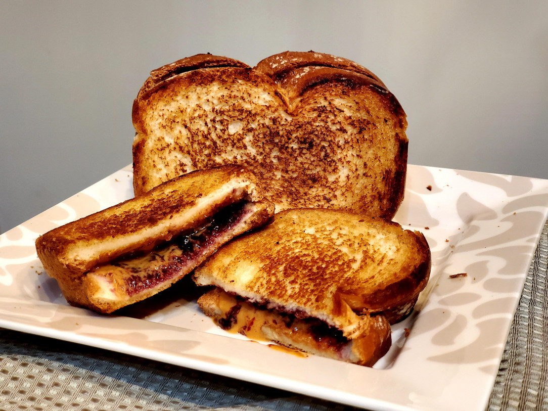 Grilled PB&amp;amp;J simple yet delicious