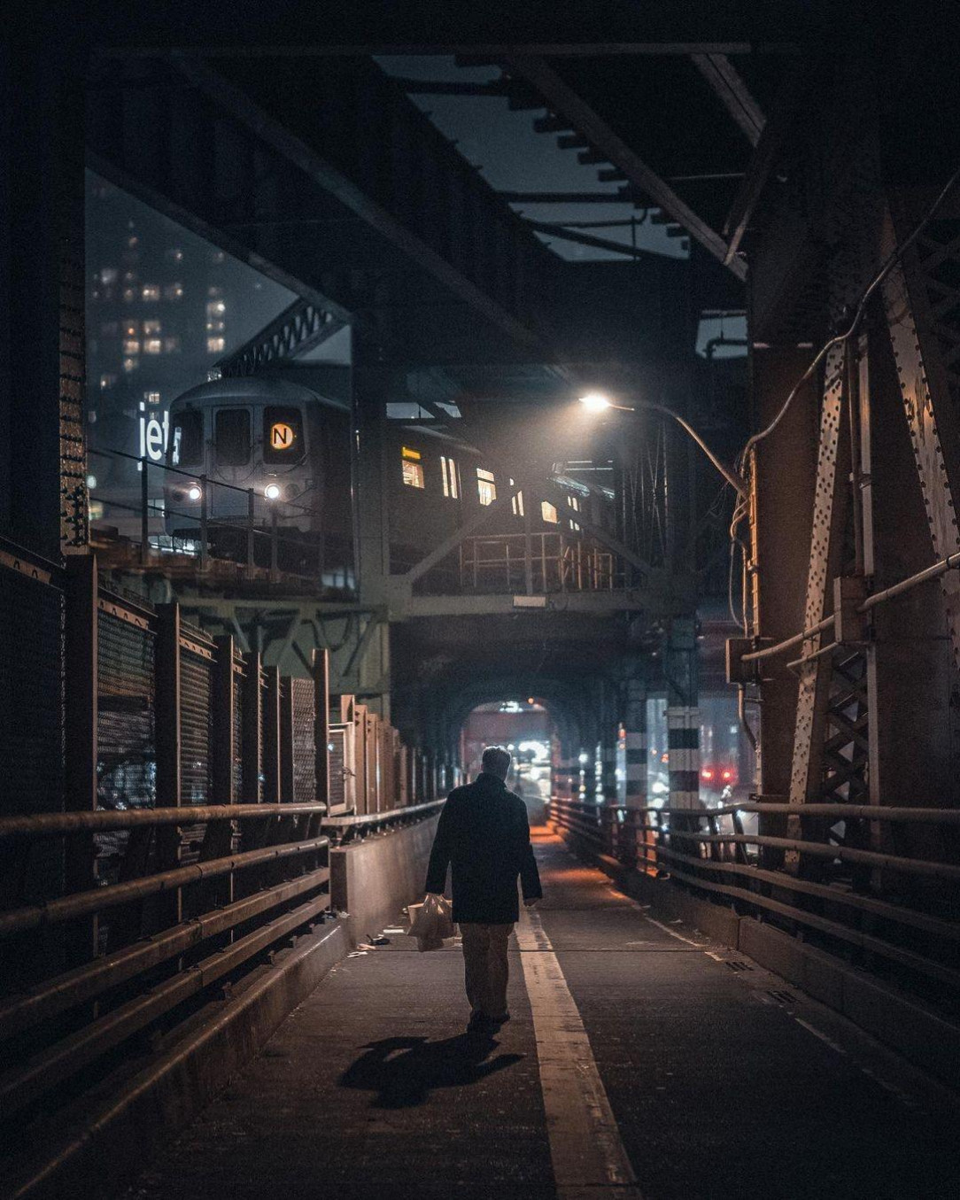 Night scene at New York