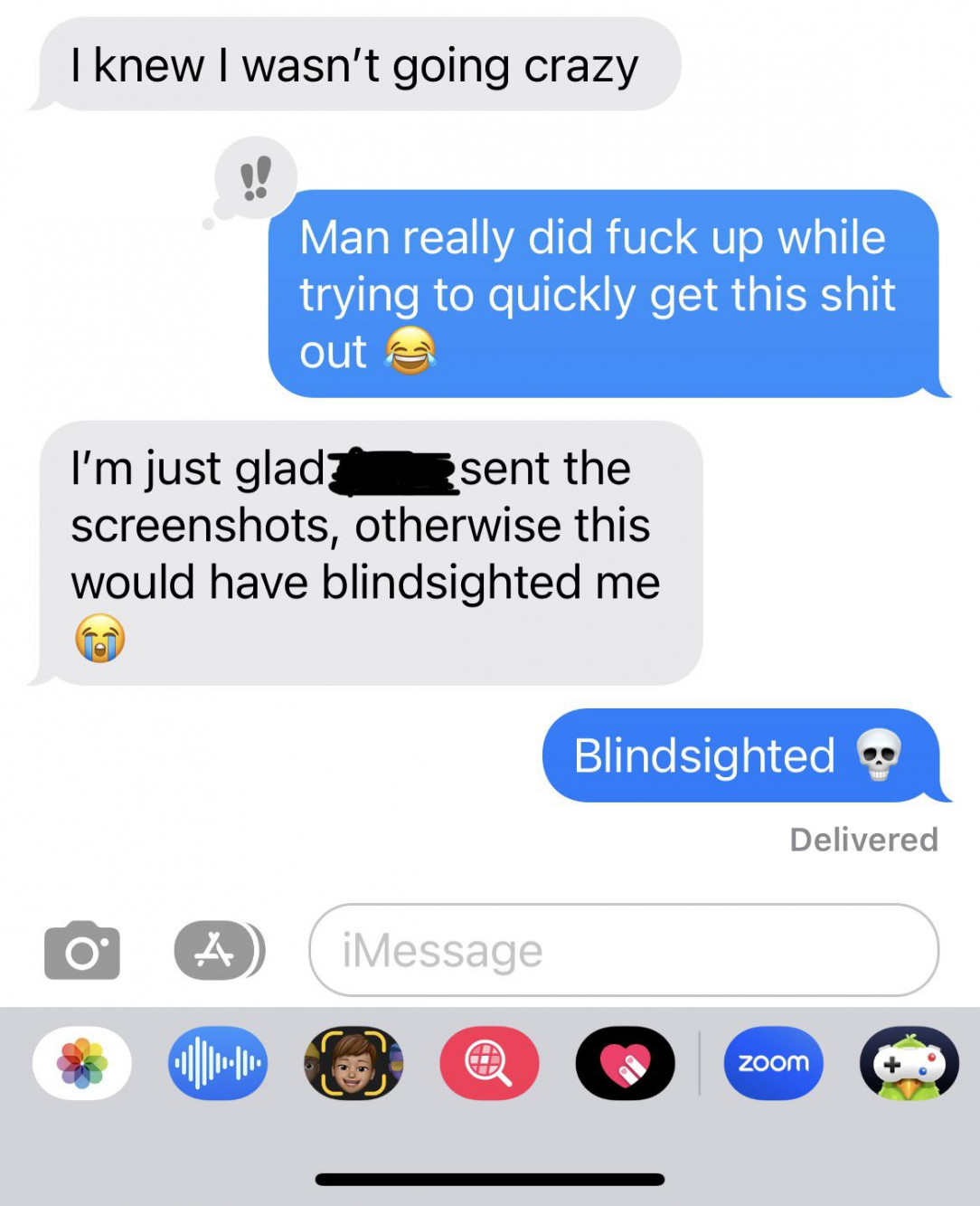 Not to be confused with the 2009 movie The BlindSighted