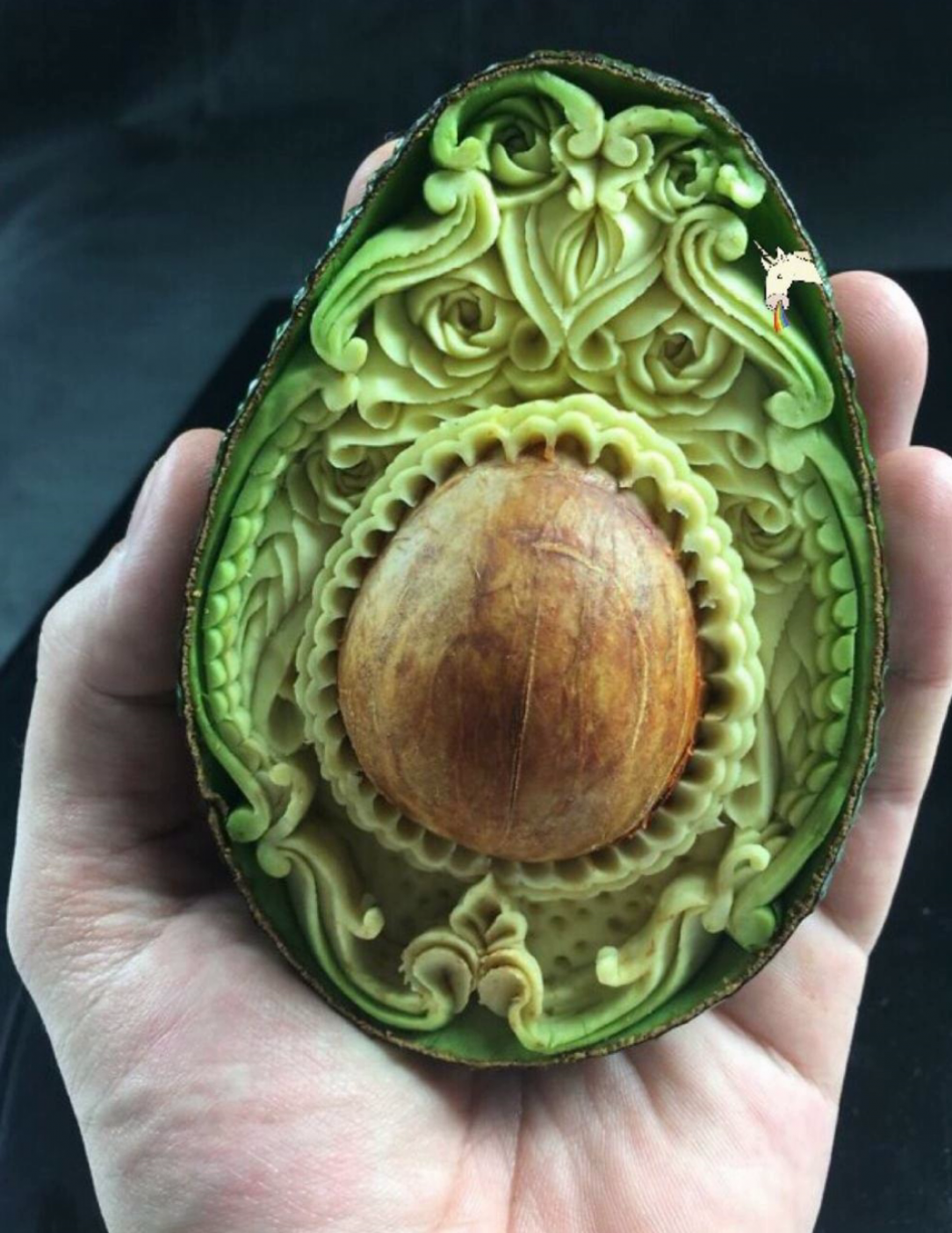 This avocado art