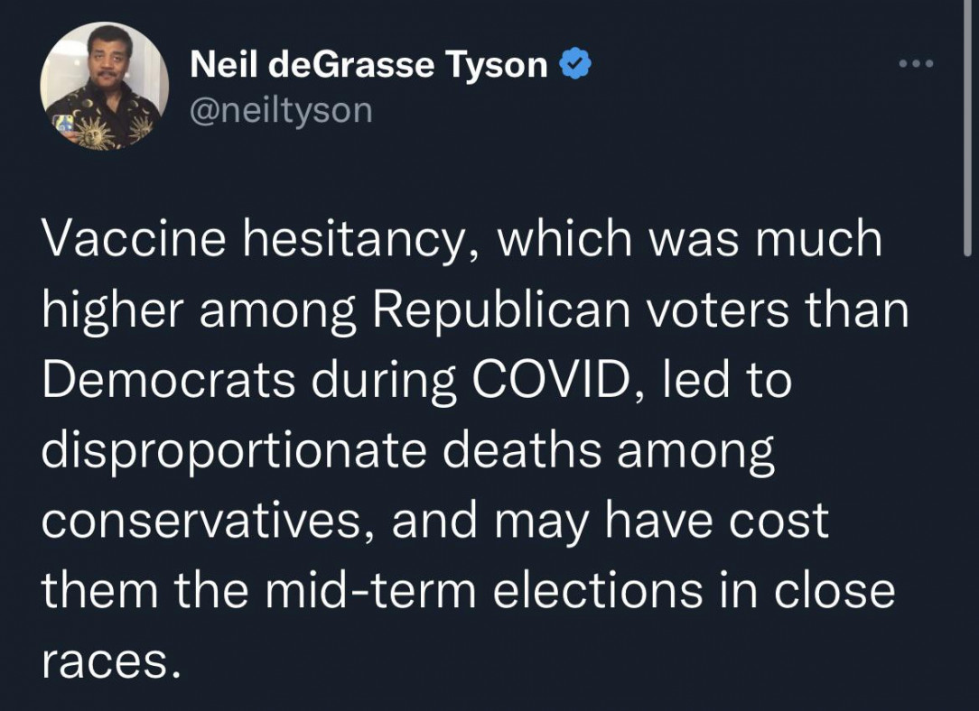 Republicans lost because their voters died from Covid