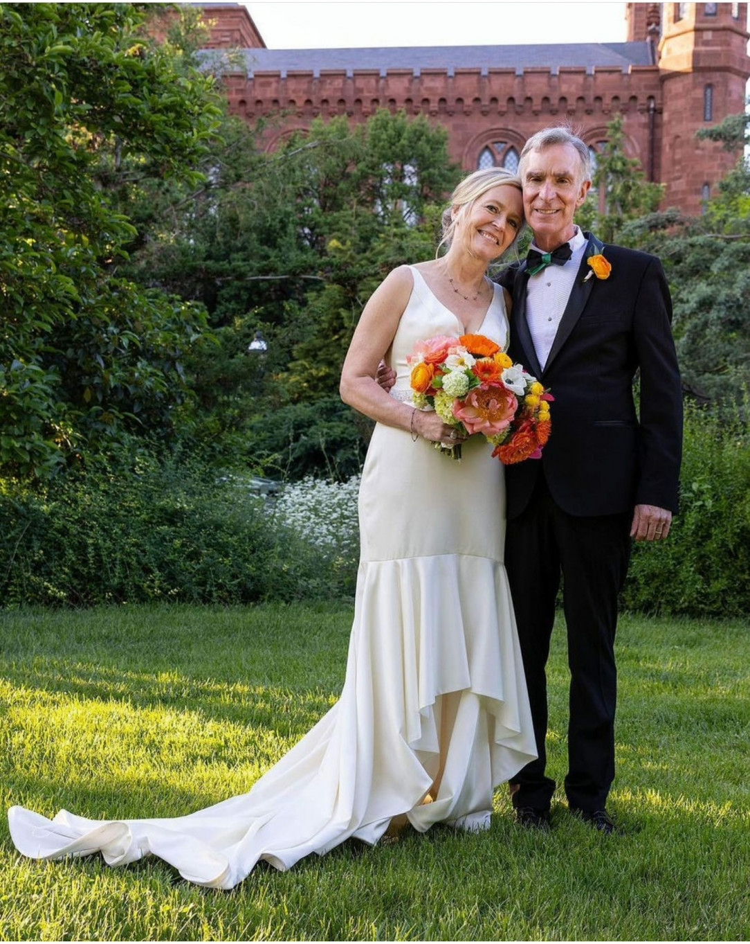 Congratulations to Bill Nye and Liza Mundy on their marriage