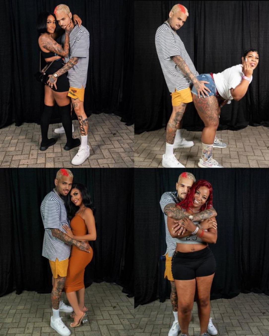 Chris Brown Meet &amp;amp; Greet photos with fans