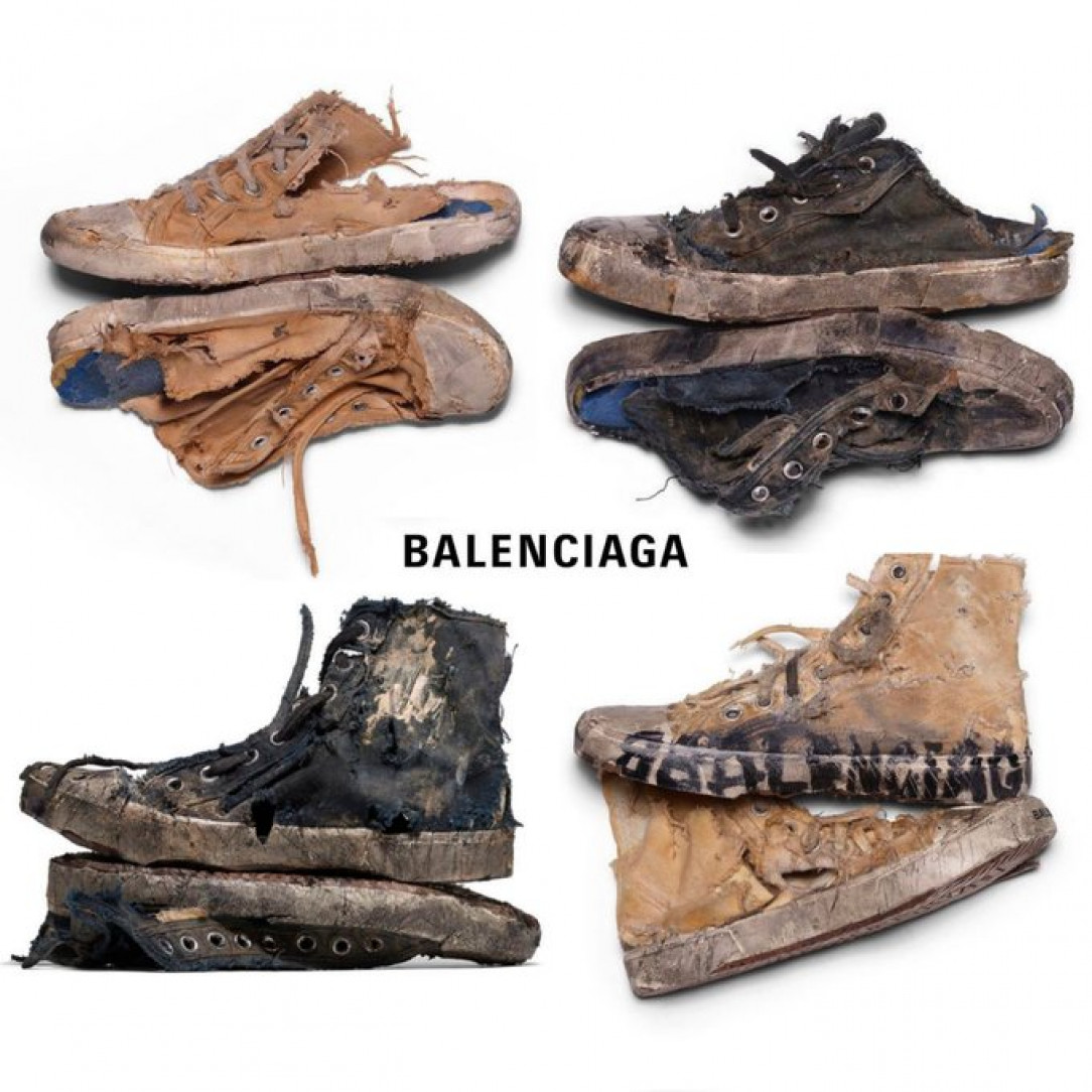 Balenciagas new $1, 850 &quot;distressed&quot; shoes