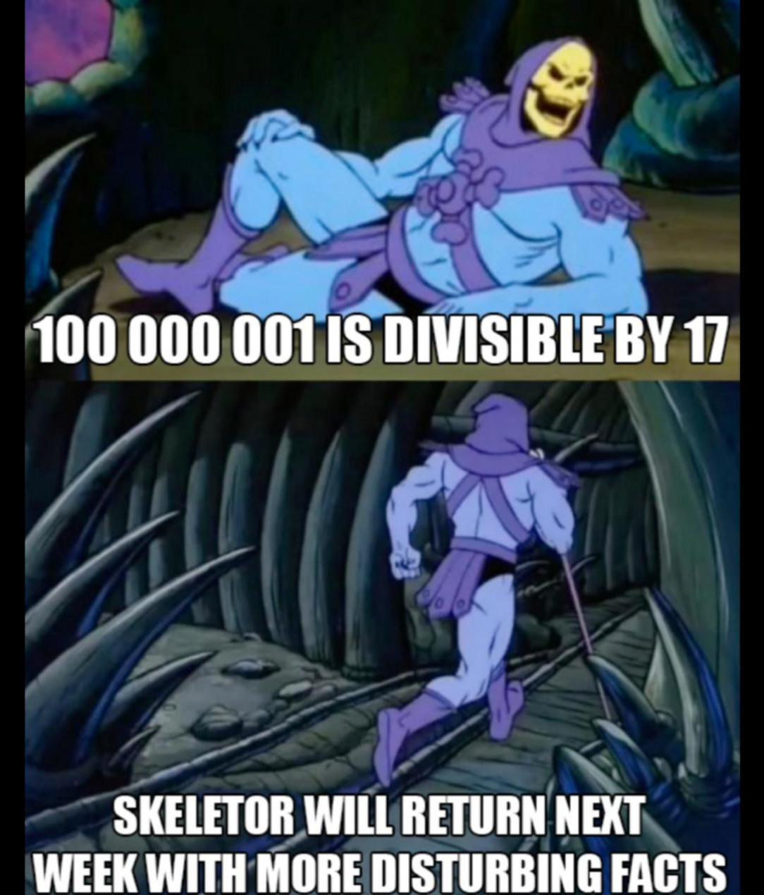 SKELETOR, The Man of Harassment, God of Disturbance And Facts