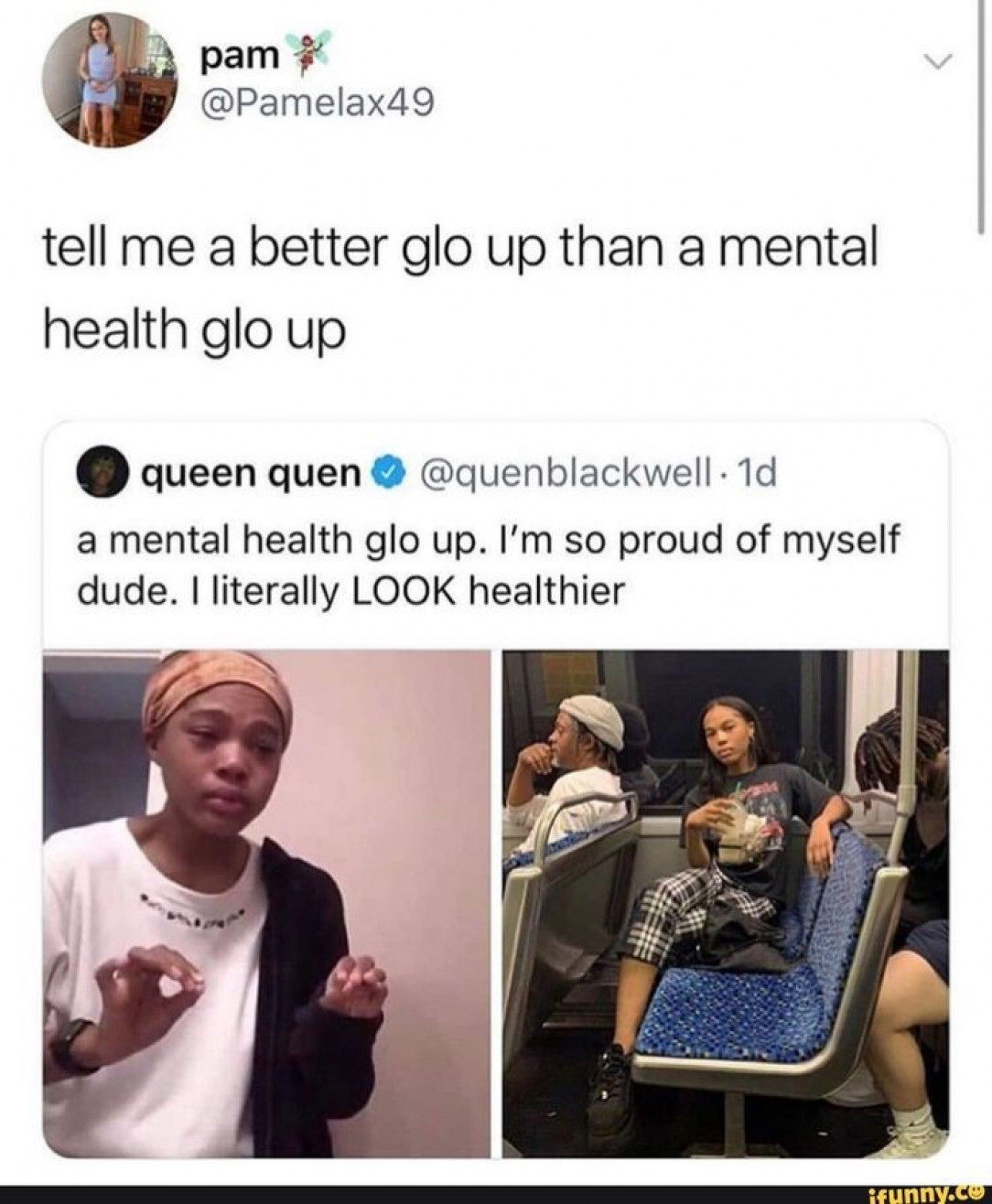 Hope we all have a mental health glowup!