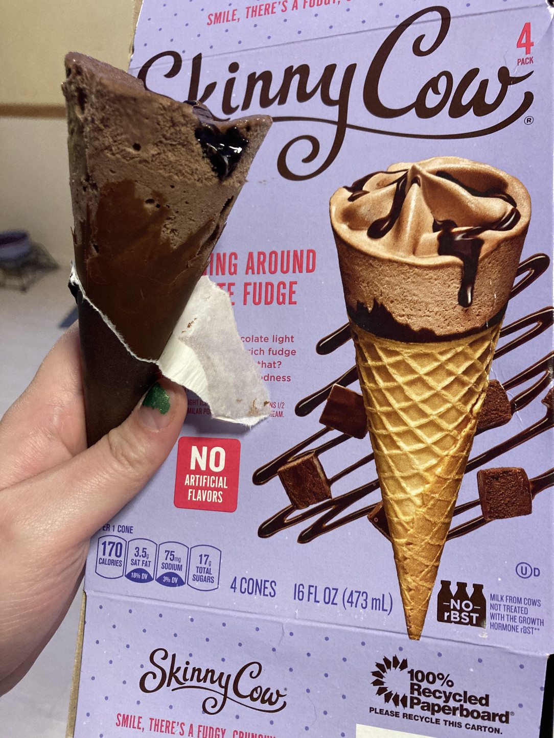 Found myself a coneless ice cream cone
