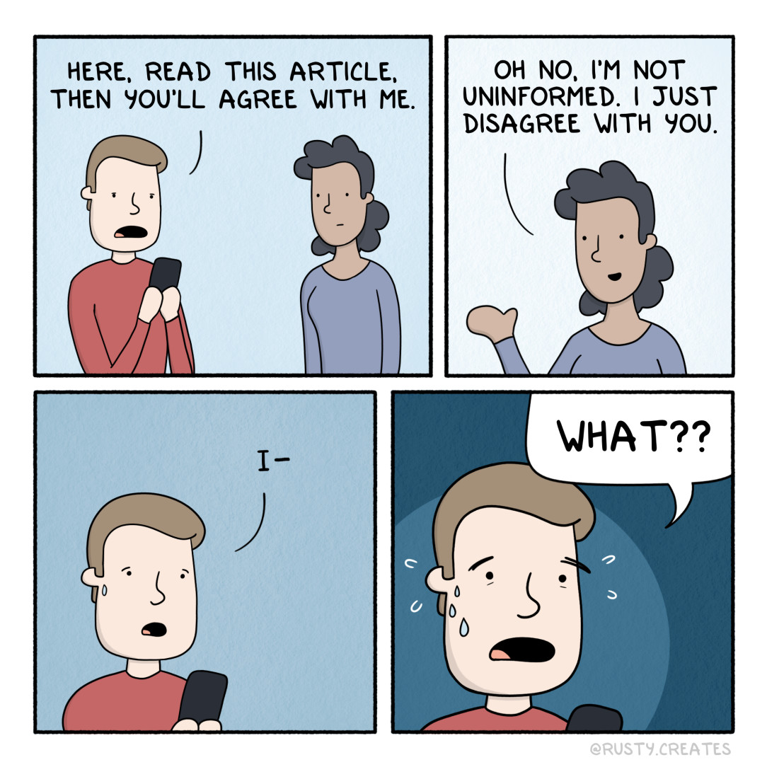 Internet disagreements