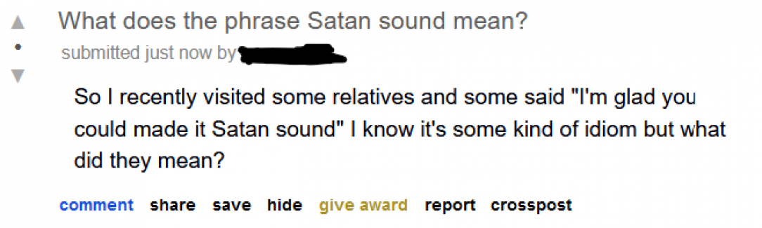Satan sound