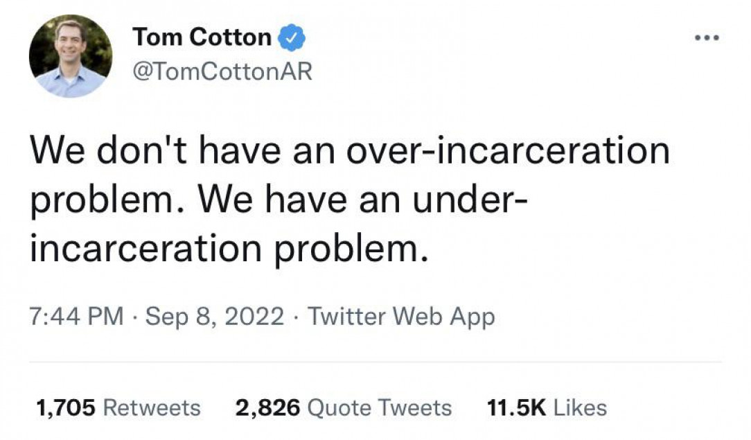 Tom Cotton be like: