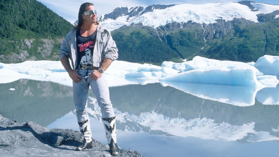 This picture of Bret &quot;The Hitman&quot; Hart posing in front of a lake should be on Canadian currency (1991)