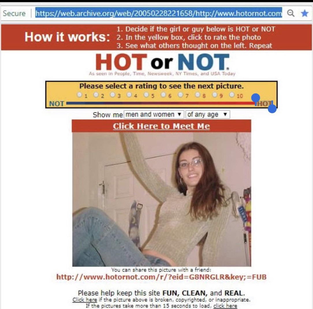 Hot or Not (early 2000s)