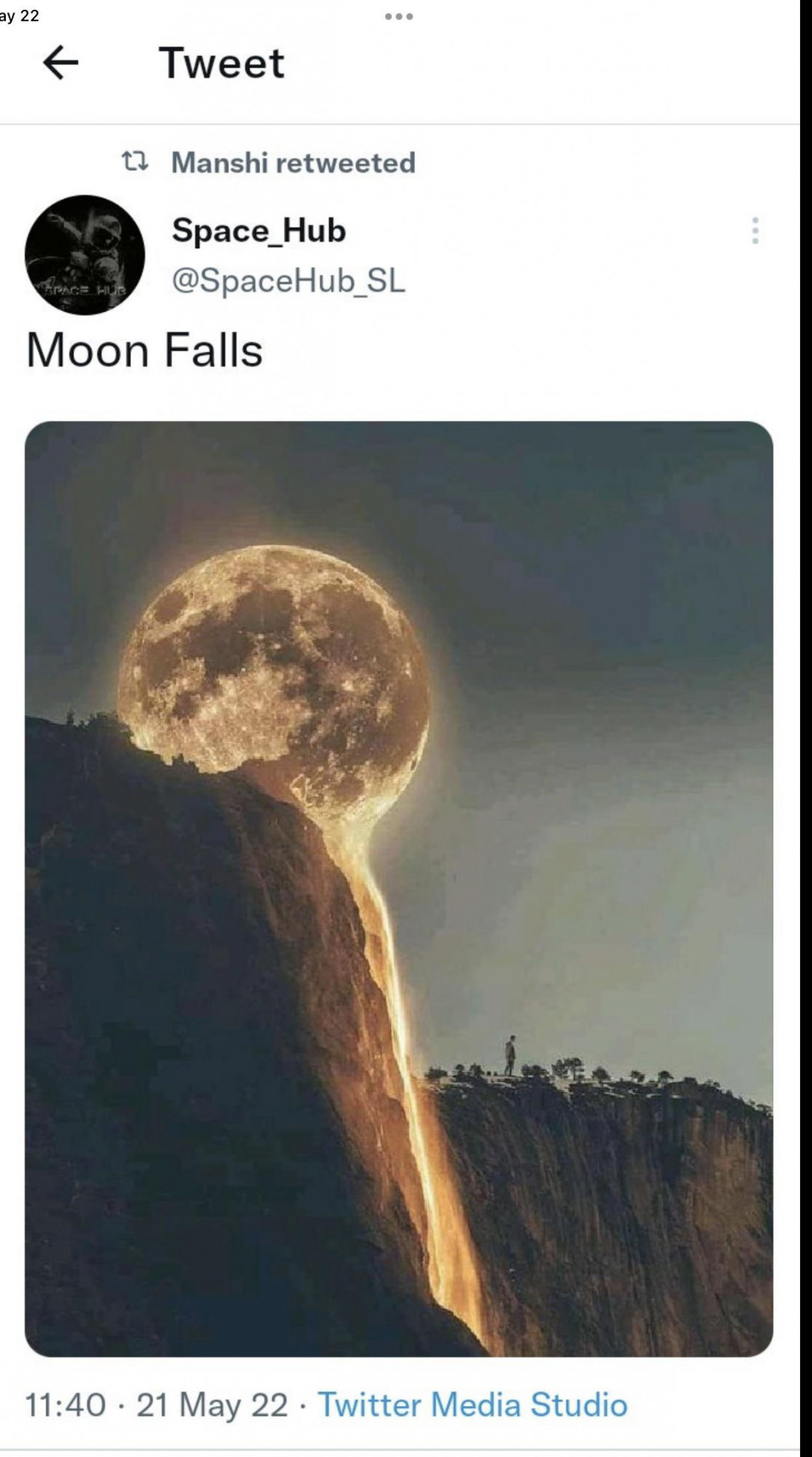 The Moon Falls