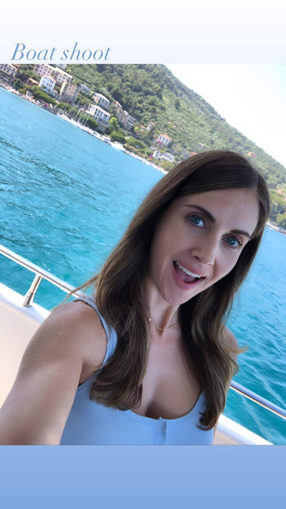 Selfie from a boat