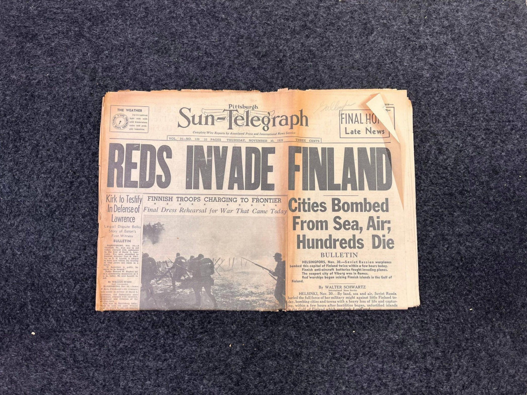 83 Years ago today, the USSR invaded Finland kickstarting The Winter War