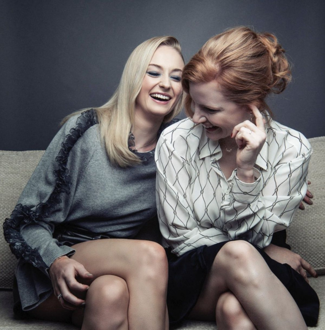 Laughing with Jessica Chastain