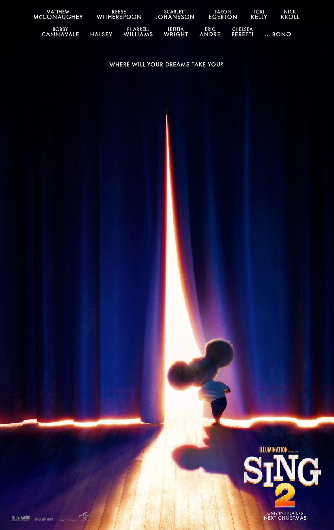 Teaser poster for Illumination&#039;s &quot;Sing 2&quot;