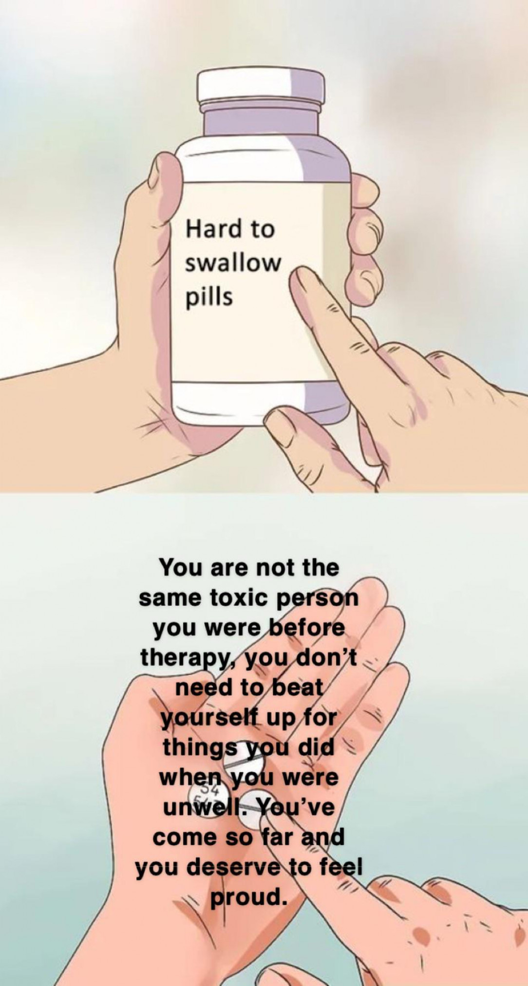 I’m still trying to swallow that pill