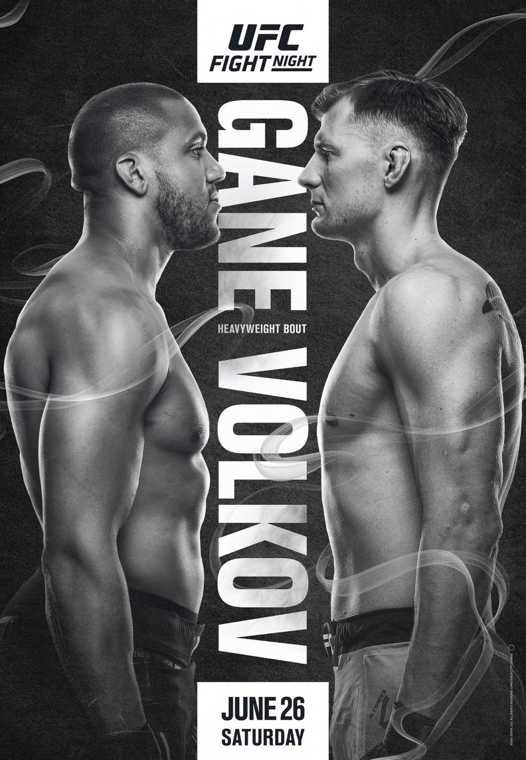 Official poster for Gane vs Volkov