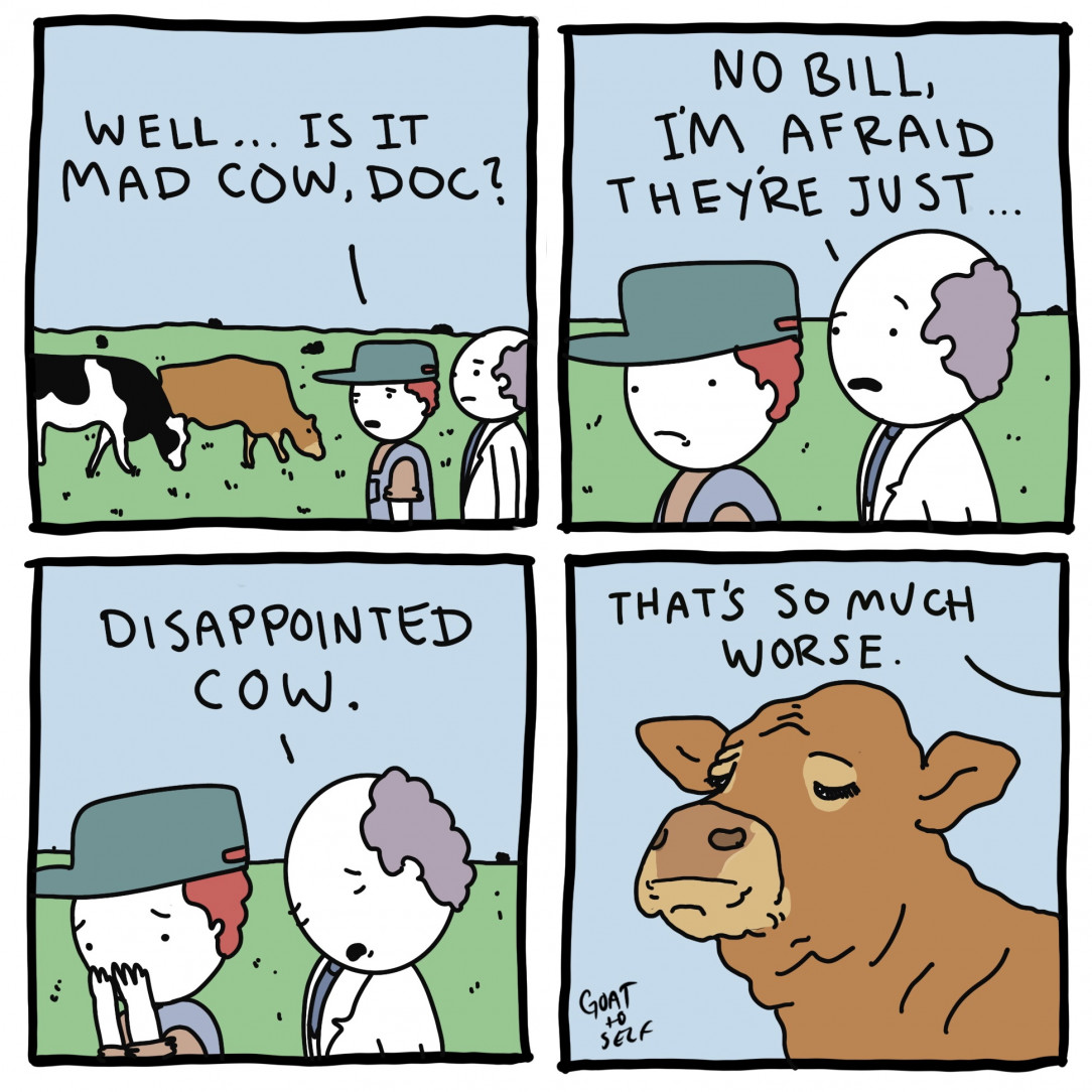 In a mooed