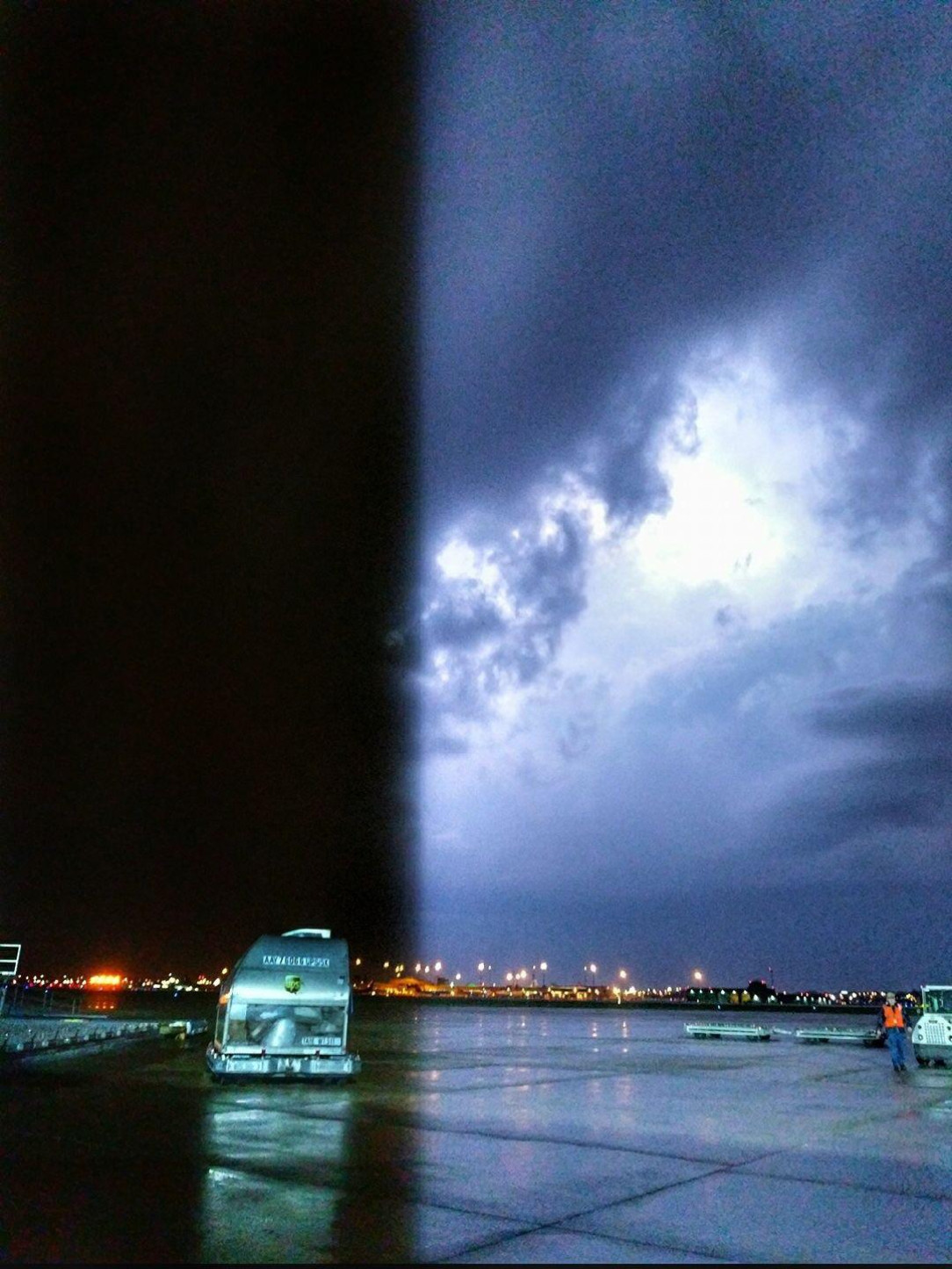 Cell phone picture from Friday nights storm