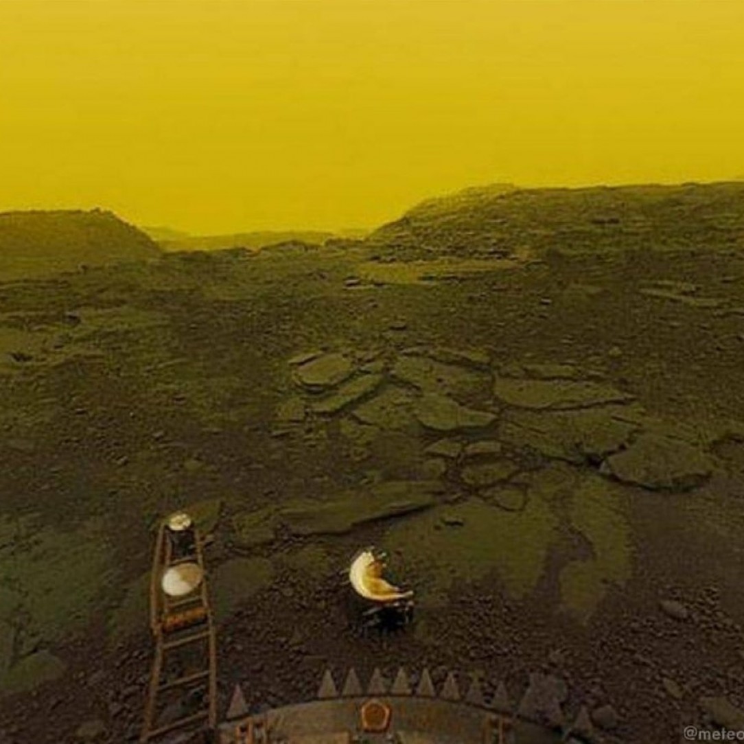 This is what the surface of Venus looks like