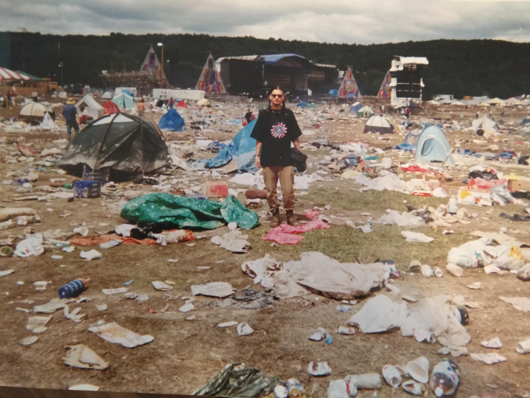 We were the last people to leave Woodstock 94. From over half a million to just us