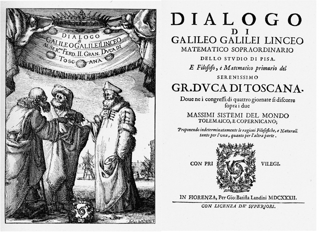  Cover of the book 'Dialogue Concerning the Two Chief World Systems'