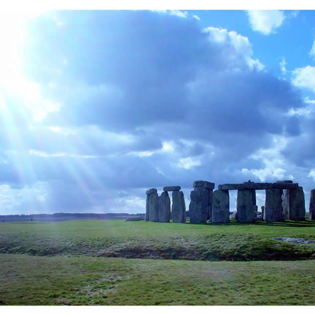 Stonehenge in the English county of Wiltshire