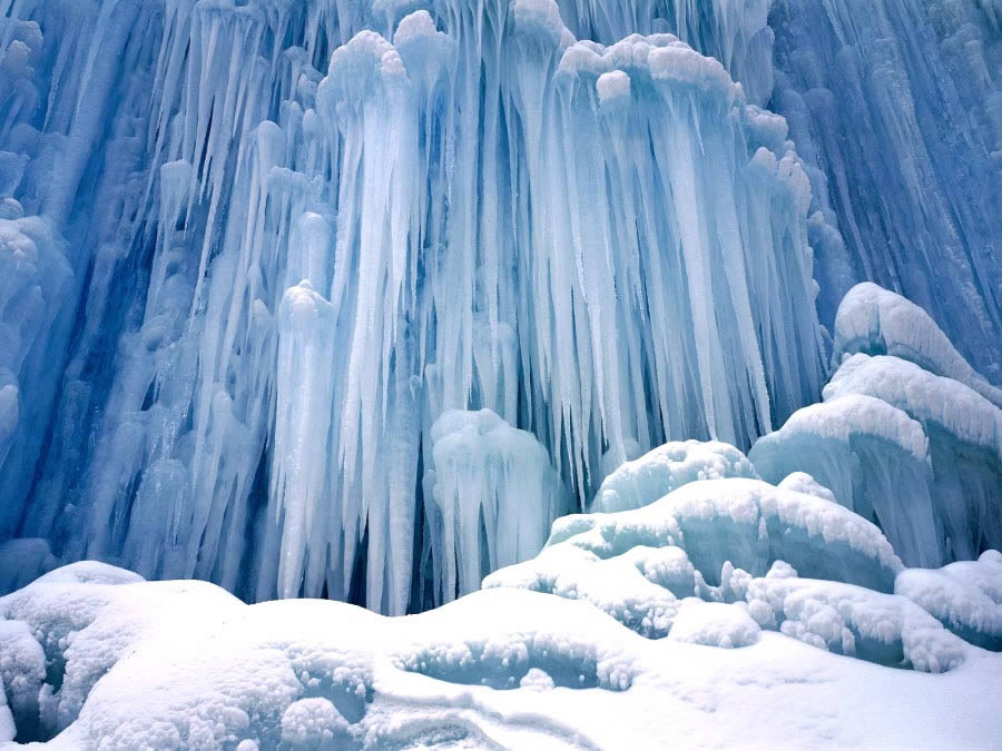 Ice Castle Waterfall