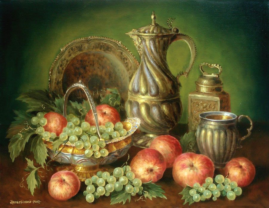 Still Life with Red Apples