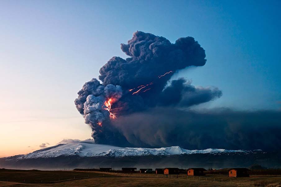 Volcano Eruption of Eyjafjallajökull