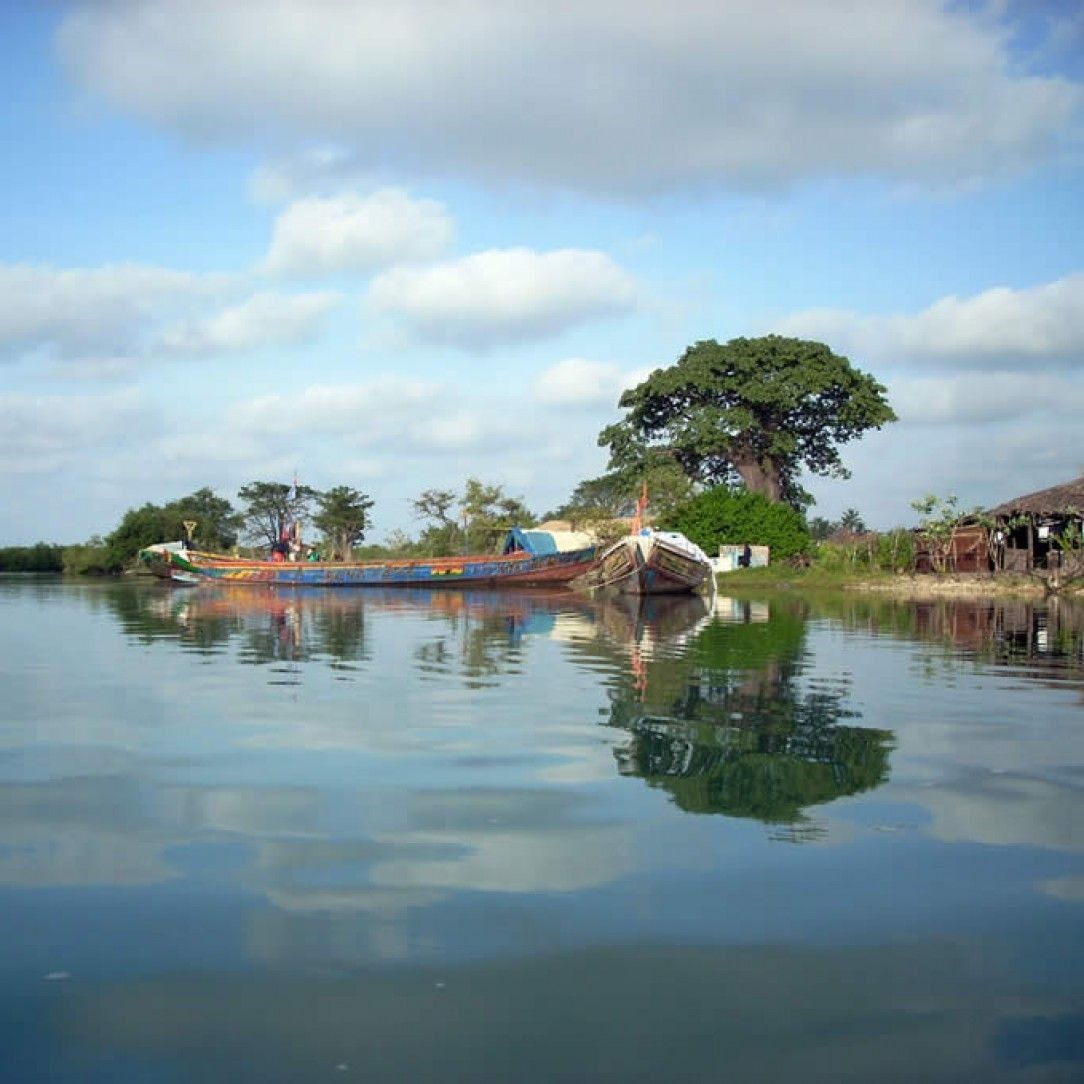 Kartong River in Gambia