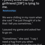 a very wholesome girlfriend