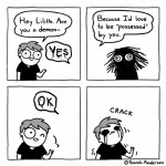 Possession (comic by Sarah Andersen)