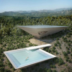Inverted pyramid house in Spain