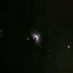 Orion Nebula under Bortle 9 Skies (Untracked)