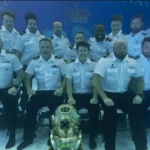 The Canadian Navy's freshly bathed mine divers in their crazy graduation photo